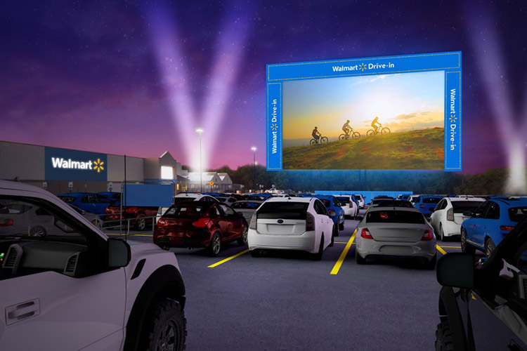 Walmart Brings the Big Screen to Its Parking Lots Starting August 14