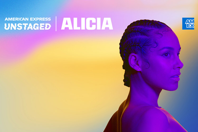 American Express UNSTAGED Presents a Special Performance from Global Icon Alicia Keys