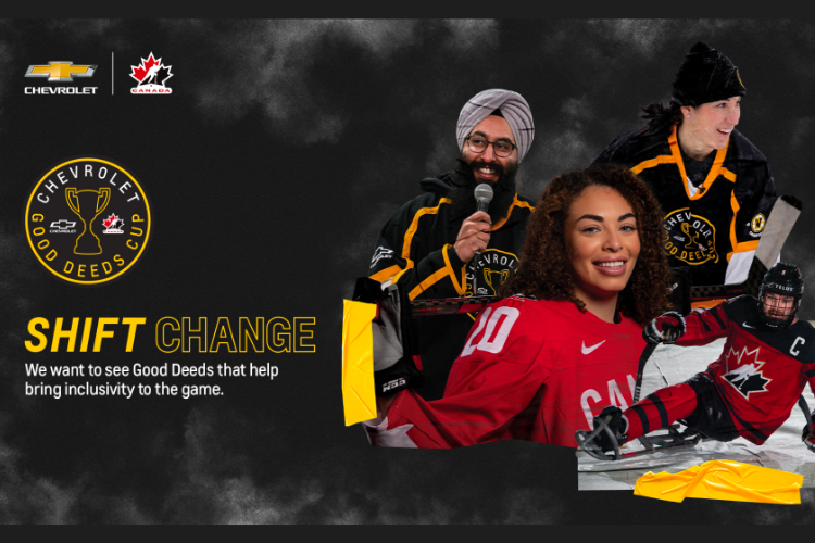 LITTLE BLACK BOOK: Chevrolet Canada Is Bringing Inclusivity To Hockey With The Good Deeds Cup